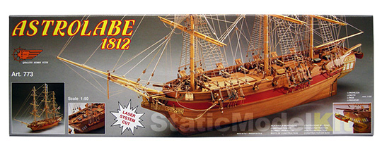 Mantua Astrolabe ship model kit box