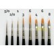 Admiralty Brushes Round Size 5/0