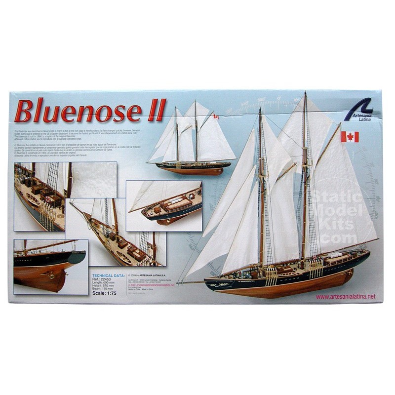 BLUENOSE II in 1/72 by Artesania Latina - Sail - KitMaker Network